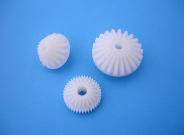 Материал ПОМ частей пластиковой впрыски конического зубчатого колеса шестерни пластиковой отливая в форму
